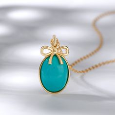 Enhance your graceful style with this oval turquoise pendant in sterling silver. High polish finish is featured in this stunning gemstone jewelry necklace, giving it a brilliant shine and glitz adding to its feminine charm. This chic necklace will surely update any woman's jewelry collection and will compliment casual and formal attires.Carat Weight: 5.615 ctStone Size: 13*17 mmStone Type: Jeulia® StoneNumber of Stones: 1 Stone Shape: OvalStone Color: TurquoiseWeight: 1.4 gWidth: 13.1 mmHeight: Elegant Gold Turquoise Necklace With Oval Pendant, Gold Turquoise Oval Necklace, Elegant Turquoise Teardrop Pendant Necklace As Gift, Elegant Turquoise Gemstone Necklace, Elegant Turquoise Necklace With Round Pendant, Elegant Silver Turquoise Necklace, Elegant Turquoise Oval Pendant Jewelry, Elegant Turquoise Sterling Silver Necklace, Elegant Blue Turquoise Necklace For Gift