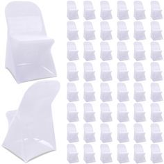 white plastic chair covers for all kinds of chairs and other types of chairs, set of 20