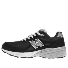 New Balance 990 v3 Black Marathon Running Shoes/Sneakers Classic Black Running Shoes For Jogging, Classic Black Sneakers For Casual Use, Classic Black Sneakers For Running Errands, New Balance 990 Black, New Balance Shoes White And Black, Womens New Balance Shoes 996, New Balance Black Training Sneakers, Retro New Balance Black Sneakers, Marathon Running Shoes