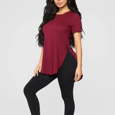 Size Small. Nwt! Burgundy Keds Style, Burgundy Fashion, Fashion Nova Outfits, Classy Dress Outfits, Fashion Nova Tops, Bodysuit Fashion, Womens Bodysuit, Womens Loungewear, Oversized Tee