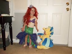 Ariel and Flounder brother and sister Halloween costumes! I can't believe they were ever this little! Halloween Sibling Costumes, Brother And Sister Halloween Costumes, Brother Halloween Costumes, Brother Sister Halloween, Costumes For Sisters, Halloween Costumes For Sisters, Brother Sister Halloween Costumes, Kid Costume Ideas, Halloween Costumes For Families