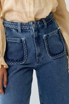 STRAIGHT FRONT TWO POCKET LEG LONG DENIM PANTS Fabric Contents 98%COTTON 2%SPANDEX Braided Denim, Long Denim Pants, Plus Jumpsuit, High Waisted Jean Shorts, Leggings Sale, Sleeveless Bodysuit, Denim Design, Plus Dresses, Jeans Brands