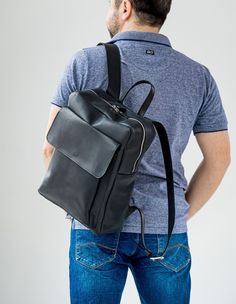 ●This large leather backpack will be indispensable for all occasions. In production we use dense and high-quality leather which in the course of operation only becomes better. The backpack has a large inner compartment, many internal pockets, an additional compartment for your tablet or laptop and a large outer pocket with a flap. This leather backpack will be comfortable to travel and every day. This model is suitable for both men and women ● ●There are manufacturing options for the bag in 11 c Boho Leather Bags, Backpack Gift, Leather Laptop Backpack, Birthday Travel, Backpack Laptop, Unisex Backpack, Women Crossbody Bag, Laptop Rucksack, Black Leather Backpack