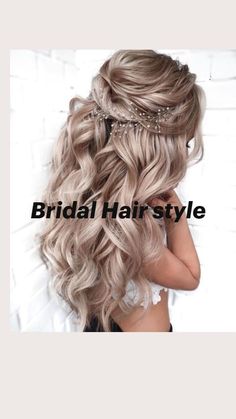 Dresses Romantic, Elegant Wedding Hair, Prince Phillip, Dresses Simple, Bridal Hair Vine, Penteado Cabelo Curto, Loose Curls