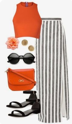 Polyvore Outfits Summer, Outfits Summer Casual, Outfits Verano, Casual Chic Outfit, Looks Chic, Saint Louis, Looks Vintage