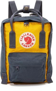 Fjallraven Kanken Mini Backpack Nylon Bags With Logo Patch For Outdoor Activities, Outdoor Nylon Backpack With Logo Patch, Nylon Backpack With Logo Patch, Nylon Bag With Zipper For Camping, Nylon Bag With Zipper Closure For Camping, Nylon Bags With Zipper Closure For Camping, Nylon Camping Bag With Zipper Closure, Fjallraven Kanken Mini, Backpack Fjallraven