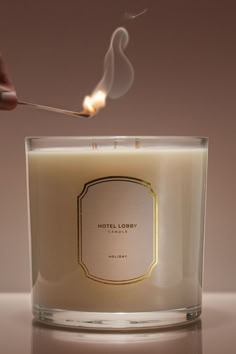 A candle made for the presidential suite. This limited-edition Holiday five-wick puts a new spin on nostalgic notes of fresh-cut evergreen, pine, and winter snow, offering an equally powerful warm and cold throw. With 55 ounces of 100% soy wax, it’s sure to fill any room in your home with fabulously festive fragrance. | holiday candles christmas | holiday candle scents | christmassy candles | best christmas candles | festive holiday candles | festive scented candles | festive christmas candles