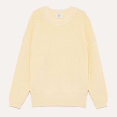 Aritzia Wilfred Livvie Sweater Lightweight, Crewneck Sweater Size: Xs, Color: Butter Yellow This Sweater Is Knit With A Textural Yarn That's Free From Wool And Ideal For Sensitive Skin. The Lightweight Crewneck Has Backwards-Facing Seams For An Ultra-Flattering Fit. Spandex-Tipped Neckline, Cuffs And Hem For Shape Retention Content: 65% Rayon, 35% Nylon Fit: Classic Follows Your Contours With A Little Room Comes From A Smoke And Pet Free Home Aritzia Pink Sweater, Aritzia Knit Sweater, Pale Yellow Sweater, Aritzia Sweaters & Cardigans, Cropped Wool Sweater, Aritzia Sweater, Yellow Soft-washed Crew Neck Top, Boyfriend Hoodie, Grey Vest