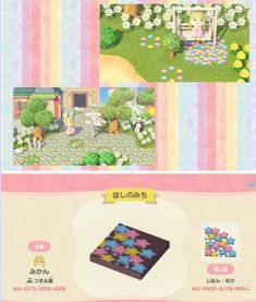 an advertisement for the game animal crossing, with pictures of animals and flowers on it