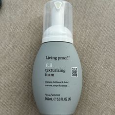 New. Never Opened What It Is: An Innovative Dry Foam That Delivers Up To Three Times More Texture On Wet Or Dry Hair. Hair Type: Straight, Wavy, And Curly Hair Texture: Fine, Medium, And Thick Hair Concerns: - Heat Protection - Hold & Style Extending - Volumizing Key Benefits: - Delivers Up To 3x More Textured Hair* (*Vs. Untreated) - Provides A Textured Look All Day - Dry Foam Delivers A Lightweight Finish Highlighted Ingredients: - Time Released Styling Technology: Proprietary, Time-Released T Curly Hair Texture, Texturizing Hair, Hair Foam, Wavy And Curly Hair, Living Proof Hair Products, Textured Curly Hair, Hair Repair Mask, Hair Concerns, Mixed Hair
