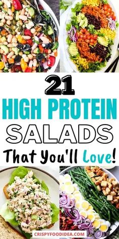 high protein salads that you'll love are the best way to eat them