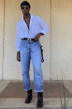 Coachella Outfit Men, California Cowboy, Gay Outfits, Coachella 2024, Group Photoshoot, 2024 Aesthetic, High Fashion Men, Street Outfits, Mens Summer Outfits