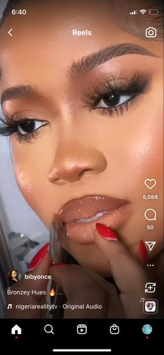 Lip Gloss On Black Women, Birthday Baecation, Lip Combos For Black Women, Smokey Cat Eye Makeup, Grad Makeup, Makeup Favorites, Cat Eye Makeup, Lip Combo, Face Makeup Tutorial