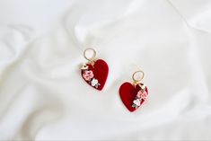 Valentines love heart polymer clay earrings Use code : SAVE10 to get 10% discount with buy one get one free gift #best #bestseller #loveletter #valentinesgift #giftforher #polymerclayjewelry #clayjewelry #etsyjewelry #etsygifts #sale #valentinesdaygift #weddingideas #claycraft #clay #earringsoftheday #earrings #earringsforwomen Red Polymer Clay Flower Earrings For Gift, Valentine's Day Polymer Clay Dangle Jewelry, Handmade Heart Earrings For Wedding On Valentine's Day, Heart-shaped Polymer Clay Earrings For Valentine's Day, Handmade Drop Flower Earrings For Valentine's Day, Valentine's Day Heart-shaped Polymer Clay Earrings, Cute Polymer Clay Earrings For Valentine's Day, Heart-shaped Polymer Clay Earrings For Gifts, Polymer Clay Heart Earrings As Gift