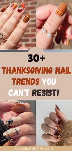 Get inspired by the best Thanksgiving nail designs for 2024! Discover Simple, stylish, & festive Thanksgiving nail ideas with warm autumn colors like orange, brown, &gold. Whether you prefer short, almond, coffin, or almond, we've got you covered. From subtle & elegant colors, these gorgeous nail inspo pics showcase the most trending styles this Thanksgiving season. Thanksgiving nails. Design Acrylic, Autumn nails, colors fall, thanksgiving nails short, Halloween nails, thanksgiving nails turkey Thanksgiving Nails Short, Autumn Nails Colors, Nails Short Halloween, Cute Thanksgiving Nails, Short Halloween Nails, Thanksgiving Nails Design, Nails Design Fall