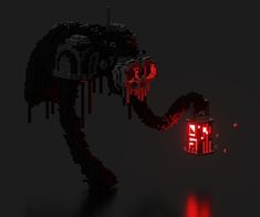 Minecraft Building Ideas Spooky, Skull House Minecraft, Satanic Minecraft Builds, Minecraft Horror Ideas, Evil Minecraft Builds, Minecraft Scary Builds, Scary Minecraft Builds, Minecraft Dark House, Minecraft Horror Builds