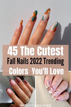 Are you on the hunt for some inspiration for fall nail designs? I’ve gathered a bunch of fall nail ideas to give you the inspiration you need for your next manicure! Here are 45 super cute fall nail designs and fall nail colors that will look beautiful on acrylic or short nails. I’ve even included a mix of fall nails with fall nail art and simple fall nails for you to choose from too so you don't need to look any further for fall nails inspiration! Happy browsing! Trendy Nail Art Designs 2023, Aesthetic Nail Art Designs, Aesthetic Nail Art, Nail Art Designs 2023, Dress Lookbook, Trendy Nail Polish, Hot Nail Designs, Aesthetic Nail, Fall Nail Ideas