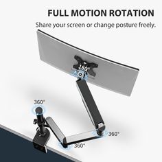 the full motion rotating tabletop is shown