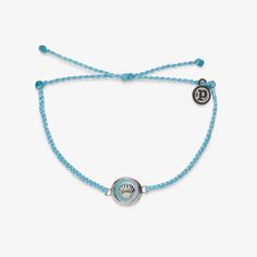 Show your love for the sea in our Ombre Shell Charm Bracelet. This bitty braid design comes in a crystal blue hue, with an ombre enamel charm featuring a silver shell in the center. Don’t hit the beach without this beauty by your side! Cheap Blue Charm Bracelet For Beach, Preppy Jewelry, Pura Vida Bracelets, Blue Pumpkins, Puka Shell, Braid Designs, Jewelry Accessories Ideas, Sterling Bracelets, Shell Bracelet