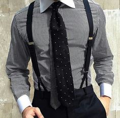 Suspenders Men Fashion, Suspenders Fashion, Suspenders Outfit, Suspenders Men, Fashion Suits For Men, Mens Fashion Classy, Mens Fashion Suits