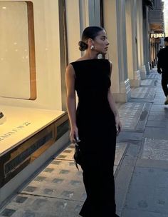 파티 드레스, Chique Outfits, Populaire Outfits, Guest Attire, Black Prom Dress, Black Prom, Looks Street Style, Ținută Casual