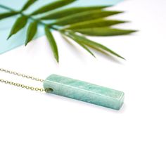 If you're having trouble communicating or being honest about how you feel, your throat chakra may be blocked. The throat chakra is associated with:- communication- expression- truth Wear this gorgeous amazonite gemstone necklace and say the following affirmation: I feel confident and free to fully express my truth. This will help set a daily intention to communicate your thoughts and feelings in a true and loving way. Judith D. from Wakefield, MA says " Very pleased with the necklace and the lov Minimalist Amazonite Jewelry With Natural Stones, Handmade Minimalist Amazonite Jewelry, Handmade Minimalist Jade Necklace, Minimalist Handmade Jade Necklace, Minimalist Amazonite Jewelry Gift, Amazonite Pendant Necklace For Gift, Turquoise Jade Necklace With Natural Stones For Gift, Gift Turquoise Jade Necklace, Minimalist Everyday Amazonite Jewelry