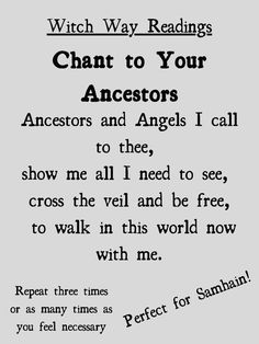 How To Call A Spirit, Calling Ancestors Spell, The Veil Is Thinning Samhain, Prayers For Witches, Summoning Spirits Spell, Prayers To Ancestors, Calling On Ancestors, Spells For Guidance, How To Call Your Ancestors