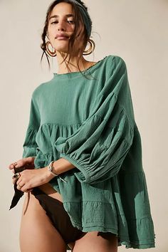 The Briana Top | Free People Fancy Casual, Boho Summer Outfits, Free People Clothing, Woven Top, Flowy Tops, Boho Tops, Boho Outfits, Casual Tops, Style Me