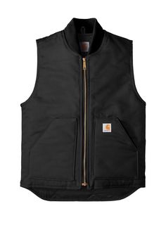 Carhartt is one of the most popular brands for farm, ranch and workwear. A great extra layer, Carhartt's Duck Vest is made of cotton duck and insulated for warmth. Men's unisex sizing. Price INCLUDES your front left chest embroidery. Add your brand/logo and Ranch name and or city/state. We always send an artproof before stitching so you can make any changes you would like. 12-ounce, firm hand, 100% ring spun cotton duck canvas Water-repellent and wind-resistant Nylon lining quilted to arctic-weight polyester insulation Rib knit collar Brass center-front zipper with interior storm flap Interior pocket with hook and loop closure Two large insulated lower-front pockets Locker loop Drop tail hem Carhartt-strong, triple-stitched main seams Carhartt label sewn on left pocket Carhartt Vest, Personalized Baby Bibs, Bridal Accessories Jewelry, Personalized Teacher Gifts, Duck Canvas, Personalized Baby Blankets, Pool Towels, Gift Boutique, Personalized Baby Gifts