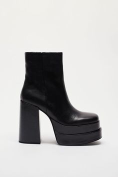 STEVE MADDEN - Cobra Platform Boot, Jet Black Black Faux Leather Platform Heeled Boots, Black Fitted Platform Boots With Sculpted Heel, Sleek Fitted Black Platform Boots, Steve Madden Klayton Platform Boot, Black Retro Platform Boots, Feelin Groovy, Customer Service Gifts, Take It Back, Black Platform Boots