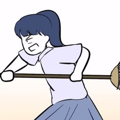 a woman is swinging a baseball bat at the ball with her head and shoulders back