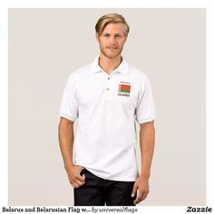 Belarus and Belarusian Flag with Your Name Polo Shirt Men With Street Style, Sale Outfit, Polo Golf, Fashion Graphic, Golf Polo Shirts, Golf Polo, Men's Polo, Silhouette Design, Mens Polo Shirts