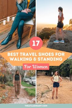 Find the best walking shoes for women for travel with this guide to stylish and comfortable travel shoes! Perfect for long days on your feet, these picks are a game-changer for any trip. Save this for your packing checklist! Comfortable Travel Shoes, Best Shoes For Travel, Best Walking Shoes, Travel Shoes, Travel Light, Walking Shoes, Europe Travel, Walking, Women Shoes