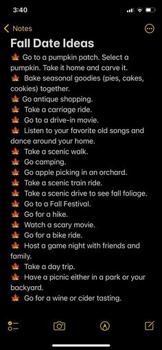 Alternative Date Ideas, Things To Do In The Fall With Boyfriend, Fall Couple Date Ideas, Seasonal Date Ideas, Spooky Date Ideas, Fall Date Ideas Couple, Cute Fall Dates, Couple Date Ideas At Home, Sister Date Ideas