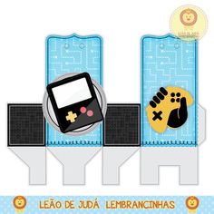 an image of a video game console and pacman brochure with text in spanish