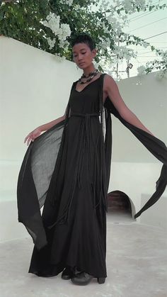 Black Wedding Dress • Boho Multiway Maxi Black Bridesmaid Dress | AYA Sacred Wear Black Floor-length Bridesmaid Dress For Wedding, Black Bridesmaid Evening Dress, Black Sleeveless Maxi Dress For Wedding, Black Draped Prom Dress, Black Floor-length Bridesmaid Dress, Black Floor-length Maxi Dress For Wedding, Formal Black Floor-length Bridesmaid Dress, Black Floor-length Bridesmaid Party Dress, Elegant Black Floor-length Bridesmaid Dress