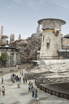 the star wars land at disney's hollywood studios