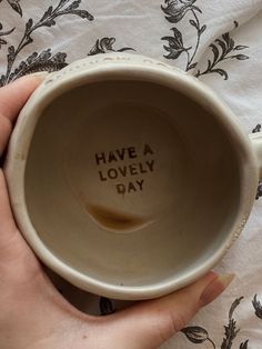 💞 Coffee Quote Aesthetic, Aesthetic Mugs Ceramic, Ceramics With Words, Clay Mug Ideas Design, Coffee Quotes Aesthetic, Pottery Quotes, Clay Coffee Mugs, Coffee Mugs Aesthetic