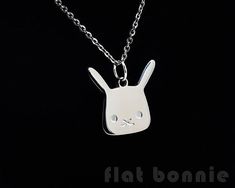 Cute rabbit necklace, Bunny charm, Rabbit jewelry, Cute animal lover gift, pet memorial touchstone, Cute Hypoallergenic Silver Charm Necklaces, Silver Kawaii Necklace For Gift, Silver Kawaii Necklace As Gift, Cute Silver Hypoallergenic Necklace, Cute Hypoallergenic Charm Necklaces For Gifts, Cute Hypoallergenic Charm Necklace For Gift, Silver Bunny Design Jewelry For Gifts, Silver Bunny Design Jewelry Gift, Silver Jewelry With Bunny Design For Gift