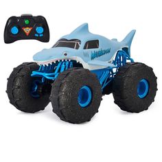 the remote control monster truck is ready to race