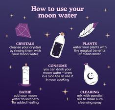 Spell Ingredients, Lunar Witch, About Moon, Witch Rituals, Moon Water, Wiccan Magic, New Moon Rituals, Witch Spirituality