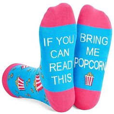 Women Popcorn SocksThese popcorn socks are not only a fashion statement but also a celebration of the joy and nostalgia that comes with popcorn. Wear them to showcase your love for movie nights, add a touch of whimsy to your everyday outfits, or simply enjoy the smiles they bring to others. With popcorn socks, you can bring a little taste of movie magic and fun wherever you go.Each pair features a charming popcorn design, complete with buttery kernels and popcorn buckets, making t... Popcorn Socks, Hot Dog Shop, Popcorn Gifts, Bacon Hot Dogs, Popcorn Design, Dog Pizza, Hot Dog Pizza, Medical Socks, Food Socks