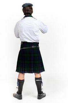 Black Watch Tartan Black Watch Tartan Wedding, Deep Forest Green