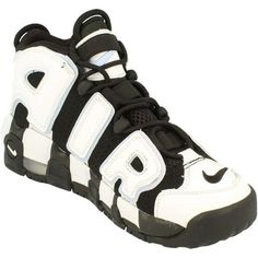 Grade School Nike Air More Uptempo Black/White-Multi-Color Size: 5.  Gender: male.  Age Group: kids. Nike Air More Uptempo Black, Nike Shoes Boys, Nike Kids Shoes, Nike Sneakers Mens, Boys Running Shoes, Nike Air More Uptempo, Nike Air More, Mens Nike Shoes, 5 Kids