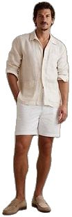 White Bermuda Shorts For Spring Vacation, Classic White Shorts For Daywear, Classic White Bermuda Shorts For Summer, Summer Shorts With Short Inseam And Welt Pockets, Classic Relaxed Fit Bermuda Shorts For Summer, Classic Bermuda Shorts With Short Inseam For Summer, Summer Shorts With Relaxed Fit And Welt Pockets, Relaxed Fit Summer Shorts With Welt Pockets, Classic Summer Shorts