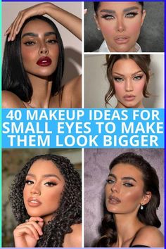 When it comes to makeup ideas for small eyes, finding the right techniques to enhance and open up your eyes can make all the difference. This list of makeup ideas will guide you in creating stunning looks that highlight your beautiful eyes and make them look bigger. Best Makeup For Small Eyes, Eye Makeup For Bigger Eyes, Make Eyes Bigger Makeup, Makeup For Small Brown Eyes, Makeup Ideas For Small Eyes, How To Make Small Eyes Look Bigger, Small Eyes Makeup Bigger, Makeup For Small Eyes To Look Bigger, Makeup To Make Eyes Look Bigger