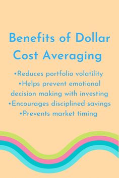 the benefits of dollar cost averaiing