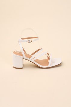 A chic and comfortable addition to your shoe collection. These sandals feature a strappy design with a low heel that exudes a trendy and versatile vibe. The strappy details add a touch of style to your look, while the low heel offers a comfortable and easy-to-wear option for various occasions. Toe: Square, open toeHeel shape: Block heelMaterial: SyntheticImported. Made in China Style: Chic Silhouette: Strap Heel Embellishment: Criss cross Length: NA Closure: Ankle Strap Heel Height: 3" Width: Re Block Sandals, China Style, Low Heel Sandals, Chic Shoes, Low Heel Shoes, Low Block Heels, The Low, Ankle Strap Heels, China Fashion