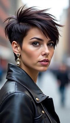 #BEAUTY ,#REALATIONSHIPS #Fashion #Outfits #Winter Outfits #Animals Long Bangs Haircut, Asymmetrical Pixie Edgy, Pixie With Long Bangs, Bangs Haircut, Edgy Short Haircuts, Pixie Haircut Ideas, Asymmetrical Pixie Cuts, Bob Pixie, Short Choppy Haircuts