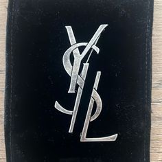 Silver Ysl Brooch. Adjustable Pin. Ys And L Can Be Pinned Separately For A Fashionable Look. Comes In Ysl Box. Ysl Brooches, Ysl Brooch, Ysl Box, Saint Laurent Jewelry, Jewelry Silver, Yves Saint Laurent, Brooches, Saint Laurent, Silver Jewelry